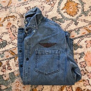 Harley-Davidson Blue Denim Men's shirt